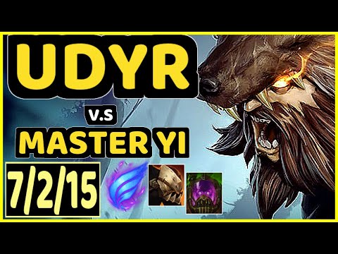 UDYR vs MASTER YI - 7/2/15 KDA JUNGLE CHALLENGER GAMEPLAY - KR