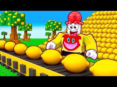 レモンを売る工場で超大金持ちになったロブロックス【 Roblox 】