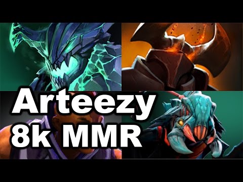 Arteezy 8000 MMR Top 1 MMR Americas Dota 2