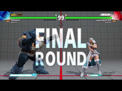 STREET FIGHTER V Itabashi Zangief (Zangief) vs mago (Karin)