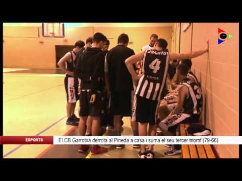 El Club Bàsquet Garrotxa Santjoanenc derrota al UER Pineda de Mar en un bon partit