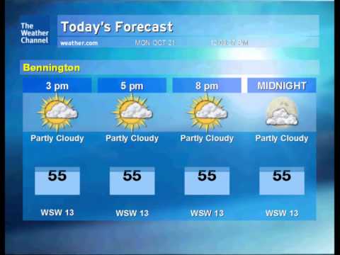 Weatherstar XL v3.0 Emulator: Bennington VT (1st draft)