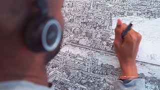 Billions of Windows - Autistic Savant Artist Draws Cities From Memory