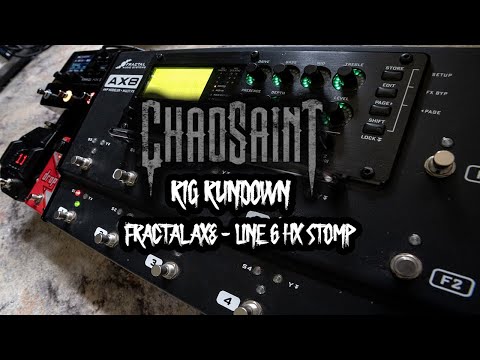 Chaosaint- Shay's Live Rig- Fractal AX8 Line 6 HX Stomp (free patches)