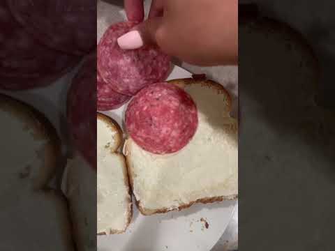 Salami Sandwich 🥪 | sad meals 🥲