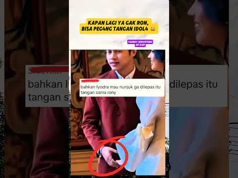 Rony Parulian tak sia\ kan kesempatan peg4ng tang4n idol4nya \Lyodra\ #short #lyodra #ronyparulian