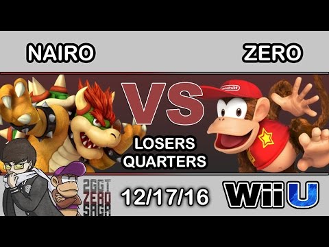 2GGT: ZeRo Saga - NRG | Nairo (Bowser) Vs. TSM | ZeRo (Diddy Kong) Losers Quarters - Smash Wii U