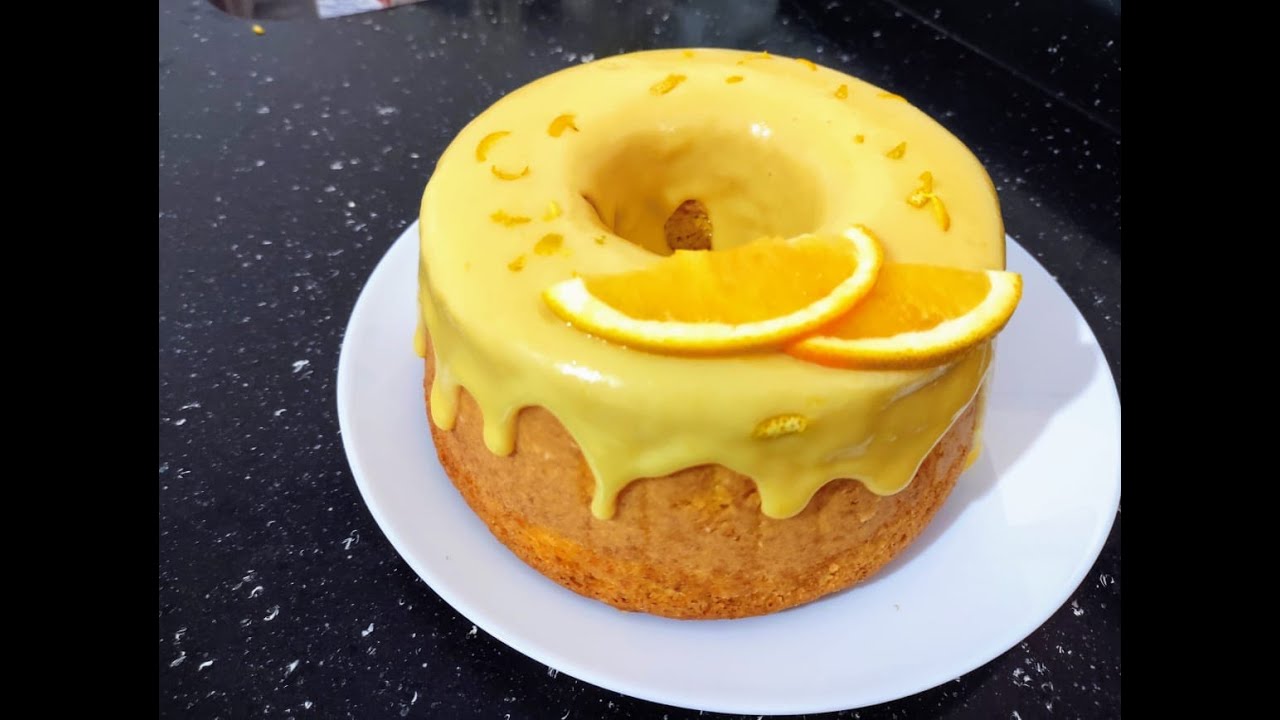 BOLO DE LARANJA COM BRIGADEIRO DE LARANJA #bolodelaranja #bolofofinho  #bolo