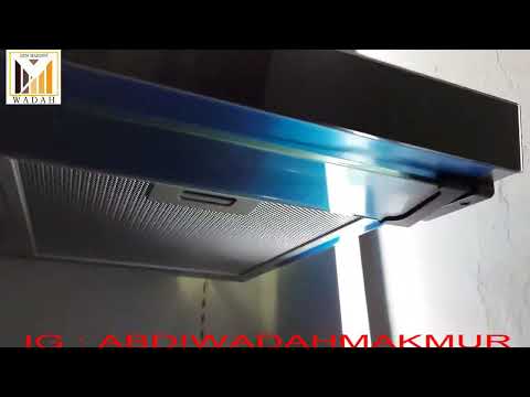 Cooker Hood Slim (ARTUGO) AX 951 SB (90cm) w cover glass + ss body