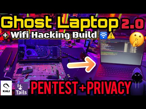 I Built the Ultimate Privacy Laptop (Ghost Laptop 2.0 Upgrade) Hardware Privacy & WiFi PenTesting!