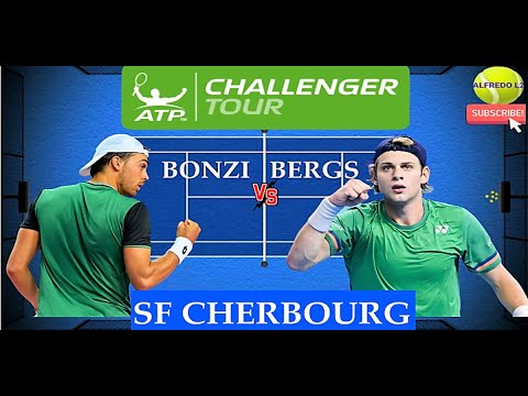 Benjamin Bonzi (FRA) vs Zizou Bergs (BEL) | SF Cherbourg • Highlights
