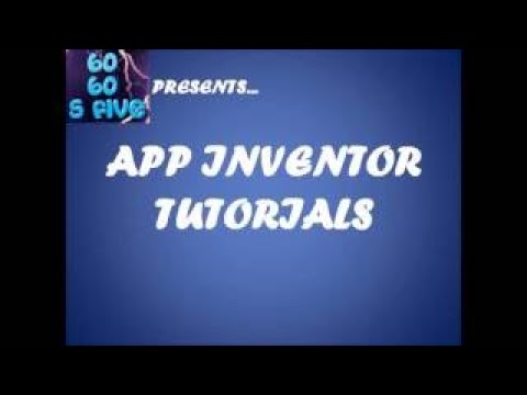 6060sfive - Tutorials - App Inventor - Title