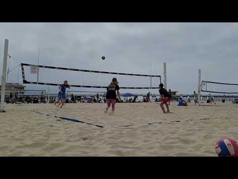 AAU Beach Volleyball Tournament in Hermosa Beach April 2nd 2022. 14U division.