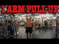 Blind Man Does A 1 Arm Pull Up