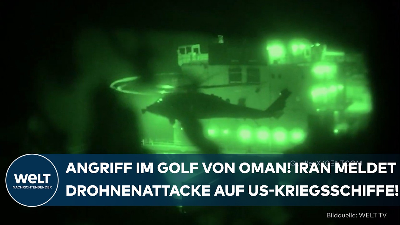NAHOST-KRIEG: Drohnenattacke auf einen Frachter sorgt für neue Eskalation zwischen Iran und USA!