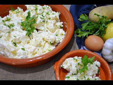 Patatas alioli. ¡La tapa más popular de España! Los tuppers de mamá.