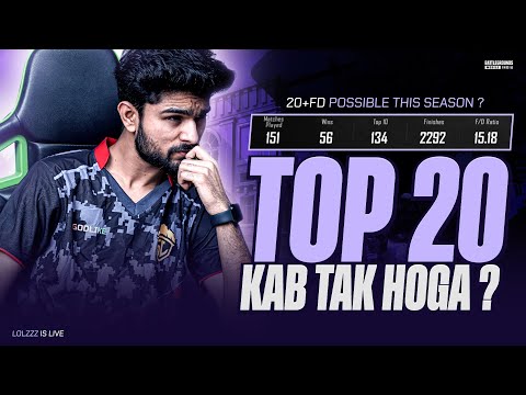 KYA AAJ TOP 20 POCH PAYENGE? | CONQUEROR RANK PUSH