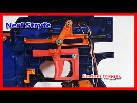 Nerf Stryfe Trigger V5 by Ultrasonic2 - Thingiverse