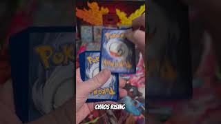 Chaos Rising Pokemon pack ripping #pokemon #pokemonchannel #pokemoncards #cardpacks