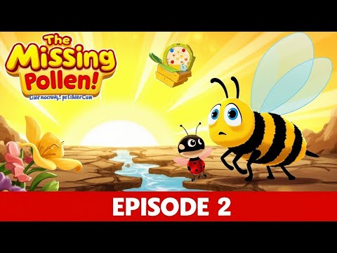 Buzz and the Missing Pollen | A Short Story  of Bravery For Kids | Episode 2