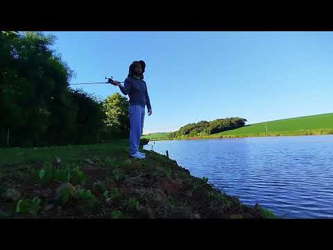 PRIMEIRA PESCARIA DO CANAL 🎣 | Pesca e Pague BAÚ – Nova Ramada RS