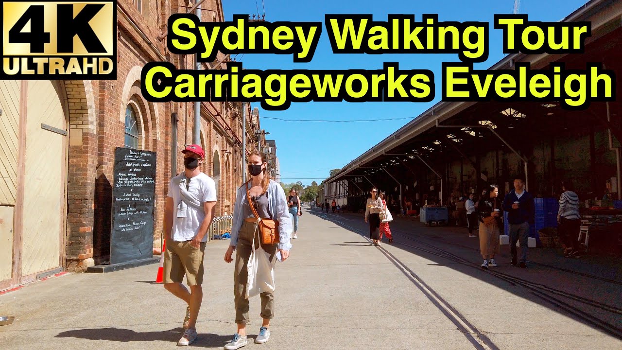 Embark on an immersive walking tour at Carriageworks Farmers Market.