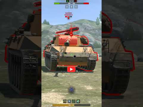 Super Hellcat vs T25/2 #wotblitz #shorts #worldoftanksblitz #tanksblitz #justmasterwotb #wot