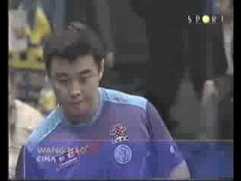 Tennist Table - China vs Italy -  Wang Liqin Wang Hao Ma Lin