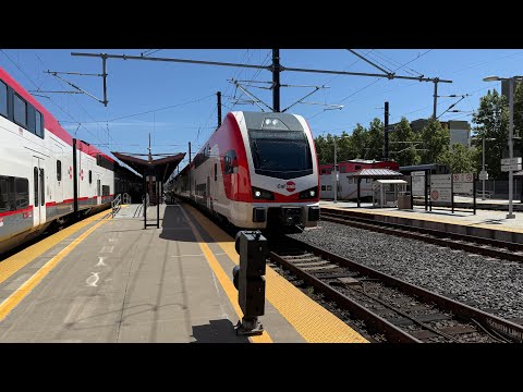 (Full Ride) Caltrain Express 515 Stadler KISS EMU Set 319/320