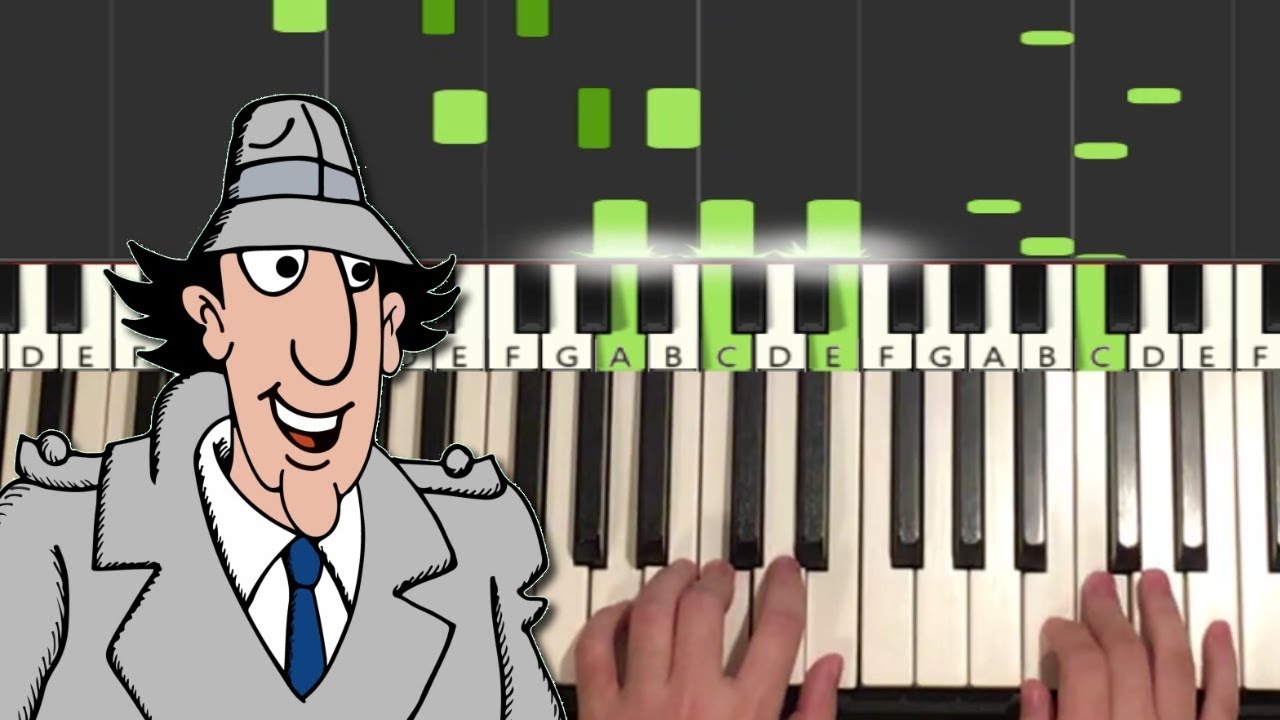 Inspector Gadget Theme Song (Piano Tutorial Lesson)
