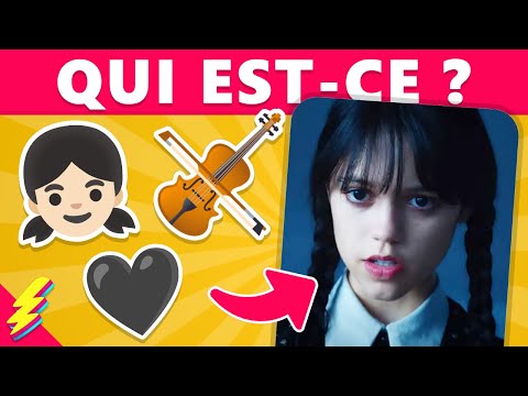 Devine les personnages de Mercredi en émojis | Quiz Mercredi Addams