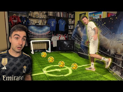 COSTRUISCO un CAMPO da CALCIO in CASA!! *non fatelo*