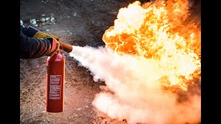 What are the different types of fire extinguishers and different Classes of Fire?