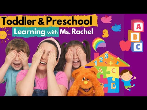 Toddler & Preschool Learning with Ms. Rachel | Shapes, ABCs, Colors & Numbers- Circle Time & Songs