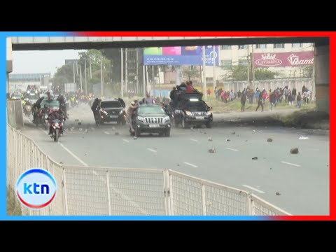 Watu kadhaa akiwamo wanahabari wamejeruhiwa kwenye msafara wa Rigathi Gachagua aliporejea nchini