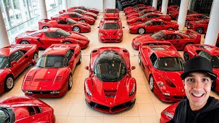 AS FERRARI MAIS RARAS E CARAS DO PLANETA EM UM SÓ LUGAR | LAFERRARI, DAYTONA SP3, ENZO + 