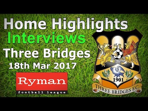 Carshalton Athletic FC vs Three Bridges FC 18.03.2017 - HIGHLIGHTS