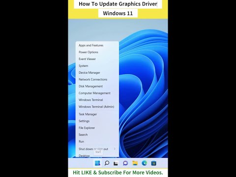 How To Update Graphics Driver Windows 11 -#short #shorts #shorts