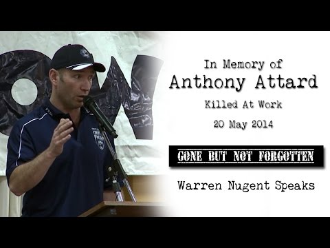 Killed At Work - In Memory of Anthony Attard