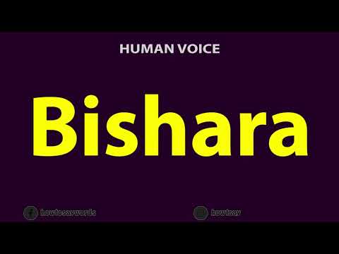 How To Pronounce Bishara