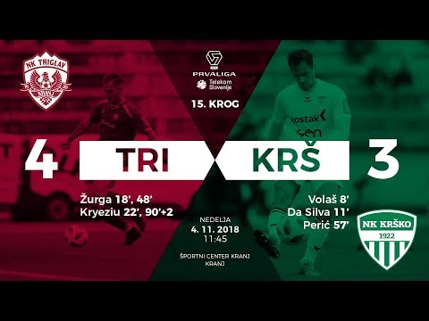 15.krog: Triglav - Krško 4:3 ; Prva liga Telekom Slovenije 2018/2019
