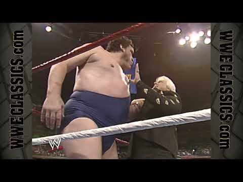 WWF Wrestlemania VI (1990) - Bobby "The Brain" Heenan Slaps Andre The Giant