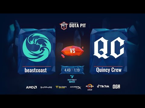 Quincy Crew vs beastcoast | AMD SAPPHIRE OGA DOTA PIT NA/LATAM Upper Bracket (BO3) | - Game 1