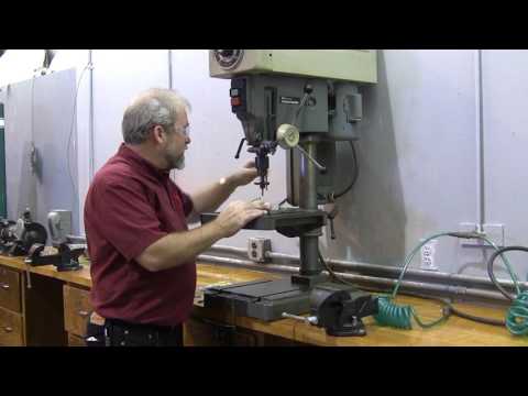 AVT 206 A&P Sheet Metal Class - P2 - Drilling large holes with the fly cutter