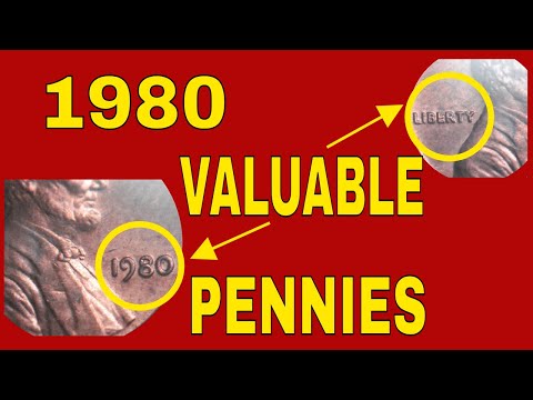 Rare 1980 pennies worth money! 1980 penny value! Valuable 1980 DDO in your change!