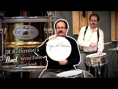 Pearl Sensitone  5x14 snare drum owned by John “JR” Robinson image 11