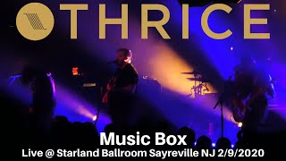 Thrice - Music Box LIVE @ Starland Ballroom Sayreville NJ 2/9/20