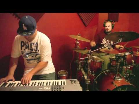 CertiFYD - Jamming in the studio - keyboard and drums - @CertiFYDmusic - music producers