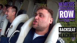 preview picture of video 'Nemesis ¦ Front&Back Row ¦ POV ¦ Alton Towers'