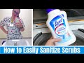 HOW TO EASILY SANITIZE YOUR SCRUBS (COVID-19 PANDEMIC) | Allie Young